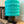 Shag Beam - Teal Fuzzy Lamp